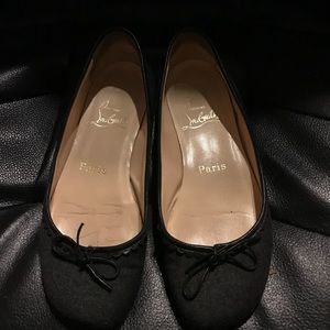 Christian Louboutin wool ballet flats